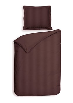 Heckett Lane Komplet pościeli satynowej "Banda" w kolorze brązowym ze sklepu Limango Polska w kategorii Pościele - zdjęcie 189156051