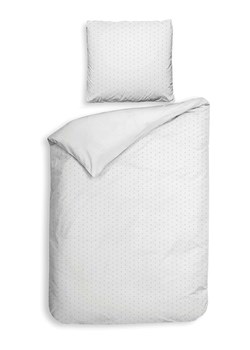 Heckett Lane Komplet pościeli satynowej "Punto" w kolorze białym ze sklepu Limango Polska w kategorii Pościele - zdjęcie 189156084