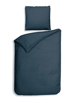 Heckett Lane Komplet pościeli satynowej "Punto" w kolorze granatowym ze sklepu Limango Polska w kategorii Pościele - zdjęcie 189156093