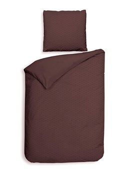 Heckett Lane Komplet pościeli satynowej "Punto" w kolorze brązowym ze sklepu Limango Polska w kategorii Pościele - zdjęcie 189156113