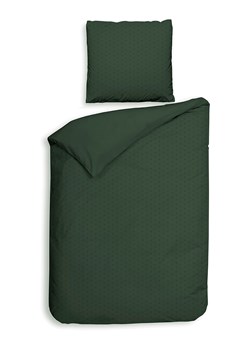 Heckett Lane Komplet pościeli satynowej "Punto" w kolorze zielonym ze sklepu Limango Polska w kategorii Pościele - zdjęcie 189156121