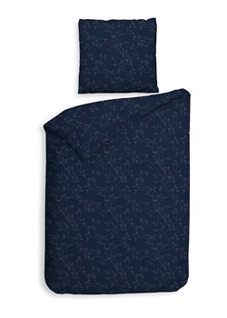 HNL Komplet pościeli flanelowej "Alloro" w kolorze granatowym ze sklepu Limango Polska w kategorii Pościele - zdjęcie 189156161