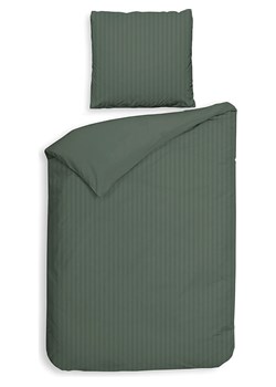 Heckett Lane Komplet pościeli satynowej "Banda" w kolorze zielonym ze sklepu Limango Polska w kategorii Pościele - zdjęcie 189156171