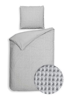 Heckett Lane Komplet pościeli perkalowej "Vafala" w kolorze szarym ze sklepu Limango Polska w kategorii Pościele - zdjęcie 189156203