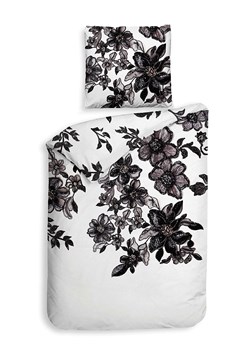 Heckett Lane Komplet pościeli satynowej "Macey" w kolorze biało-czarnym ze sklepu Limango Polska w kategorii Pościele - zdjęcie 189156374