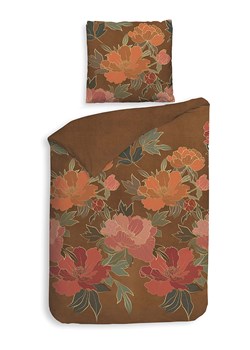 HNL Komplet pościeli flanelowej "Francesco" w kolorze pomarańczowo-jasnobrązowym ze sklepu Limango Polska w kategorii Pościele - zdjęcie 189156460