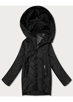 Lekka kurtka damska pikowana z kapturem Goodlookin czarna (B8588-1) ze sklepu goodlookin.pl w kategorii Kurtki damskie - zdjęcie 189159403