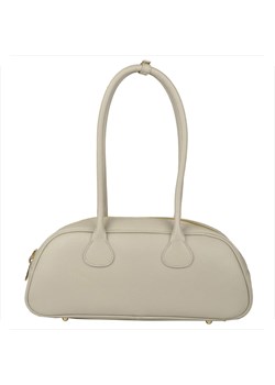 Borse in pelle skórzana torba typu jamnik kuferek jasny beż ze sklepu melon.pl w kategorii Torebki bagietki - zdjęcie 189159501