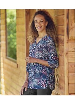 Bluzka z krepy z nadrukiem ze sklepu Atlas For Men w kategorii Bluzki damskie - zdjęcie 189160771