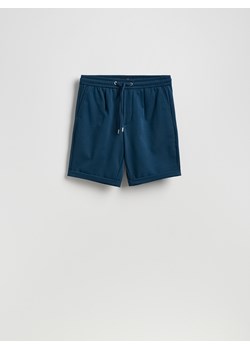 Reserved - Szorty regular fit - granatowy ze sklepu Reserved w kategorii Spodnie męskie - zdjęcie 189160903