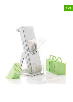 InnovaGoods Krajalnica 5w1 w kolorze szaro-zielonym do warzyw - 10 x 26,5 x 22 cm ze sklepu Limango Polska w kategorii Akcesoria kuchenne - zdjęcie 189161714