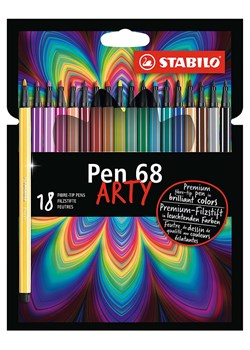 STABILO Mazaki (18 szt.) "STABILO Pen 68-ARTY" ze sklepu Limango Polska w kategorii Akcesoria biurowe - zdjęcie 189161954