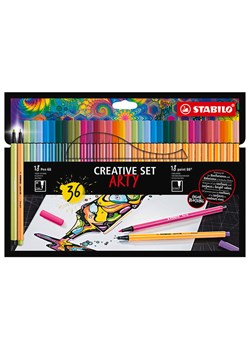 STABILO 36-częściowy zestaw "STABILO point 88 &amp; Pen 68 - ARTY" ze sklepu Limango Polska w kategorii Akcesoria biurowe - zdjęcie 189162033