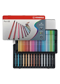 STABILO Mazaki (40 szt.) "STABILO Pen 68" ze sklepu Limango Polska w kategorii Akcesoria biurowe - zdjęcie 189162061