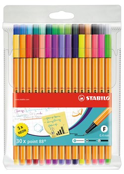 STABILO Cienkopisy (30 szt.) "STABILO Point 88" ze sklepu Limango Polska w kategorii Akcesoria biurowe - zdjęcie 189163102