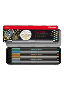 STABILO Mazaki (6 szt.) "STABILO Pen 68 metallic" ze sklepu Limango Polska w kategorii Akcesoria biurowe - zdjęcie 189163464