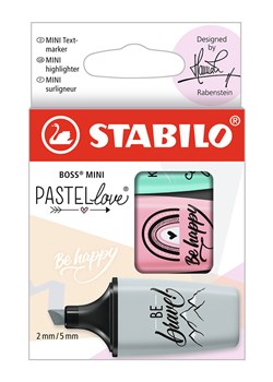 STABILO Zakreślacze (2x 3 szt.) "STABILO BOSS MINI Pastellove 2.0" ze sklepu Limango Polska w kategorii Akcesoria biurowe - zdjęcie 189163482