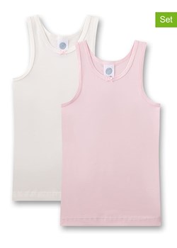 Sanetta Podkoszulki (2 szt.) w kolorze białym i jasnoróżowym ze sklepu Limango Polska w kategorii Podkoszulki dziecięce - zdjęcie 189165633