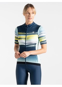 Dare 2b Koszulka kolarska "AEP Stimulus" w kolorze żółto-niebieskim ze sklepu Limango Polska w kategorii Bluzki damskie - zdjęcie 189166320