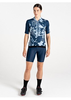 Dare 2b Koszulka kolarska "Stimulus II" w kolorze granatowo-błękitnym ze sklepu Limango Polska w kategorii Bluzki damskie - zdjęcie 189167830
