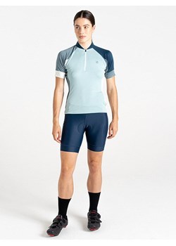 Dare 2b Koszulka kolarska "Flutter Jersey" w kolorze błękitno-granatowym ze sklepu Limango Polska w kategorii Bluzki damskie - zdjęcie 189167840