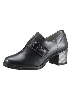 Heine Skórzane czółenka w kolorze czarnym ze sklepu Limango Polska w kategorii Czółenka - zdjęcie 189168213