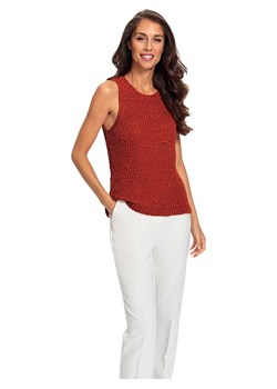 Heine Bezrękawnik w kolorze czerwonym ze sklepu Limango Polska w kategorii Swetry damskie - zdjęcie 189168393