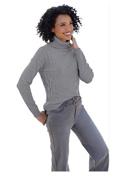 Heine Sweter w kolorze szarym ze sklepu Limango Polska w kategorii Swetry damskie - zdjęcie 189168474