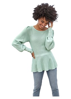 Heine Sweter w kolorze turkusowym ze sklepu Limango Polska w kategorii Swetry damskie - zdjęcie 189169303