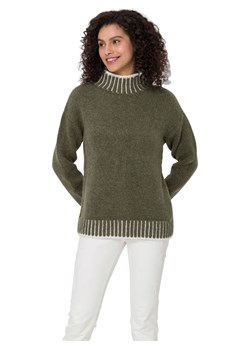 Heine Sweter w kolorze khaki ze sklepu Limango Polska w kategorii Swetry damskie - zdjęcie 189169544