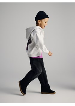 Reserved - Bluza oversize z kapturem - jasnoszary ze sklepu Reserved w kategorii Bluzy chłopięce - zdjęcie 189170611