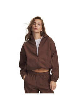 Damska kurtka Under Armour UA Unstoppable Woven FZ – brązowa ze sklepu Sportstylestory.com w kategorii Kurtki damskie - zdjęcie 189171254