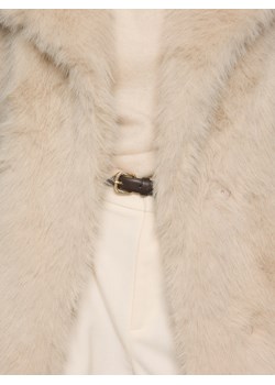 Reserved - Pasek z łączonych materiałów - ciemnobrązowy ze sklepu Reserved w kategorii Paski damskie - zdjęcie 189172274