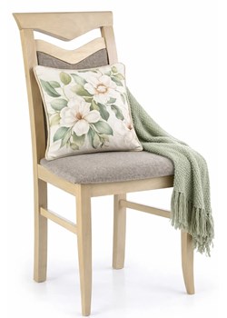 Tapicerowane krzesło skandynawskie dąb sonoma R3-A50 ze sklepu Edinos.pl w kategorii Krzesła - zdjęcie 189172503