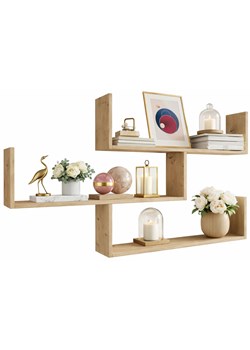 Wisząca Półka Na Książki Dąb Artisan 110X28X214 T9-W53 ze sklepu Edinos.pl w kategorii Półki - zdjęcie 189172643