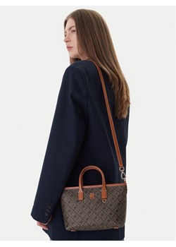 Tommy Hilfiger Torebka Th Monoplay Mini Tote Le AW0AW18848 Czarny ze sklepu MODIVO w kategorii Torby Shopper bag - zdjęcie 189172671