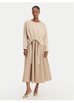 Weekend Max Mara Bluza Destino 2615631021 Beżowy Relaxed Fit ze sklepu MODIVO w kategorii Bluzy damskie - zdjęcie 189172771