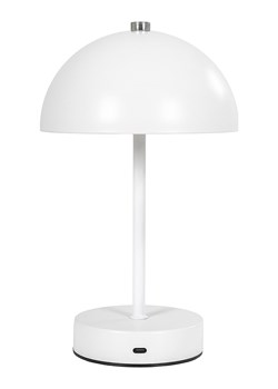 House Nordic Lampa stołowa LED "Holt" w kolorze srebrno-białym - wys. 25 x Ø 15 cm ze sklepu Limango Polska w kategorii Oświetlenie - zdjęcie 189173484