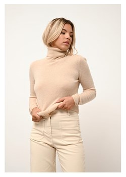 Just Cashmere Kaszmirowy golf "Ava" w kolorze beżowym ze sklepu Limango Polska w kategorii Swetry damskie - zdjęcie 189174380