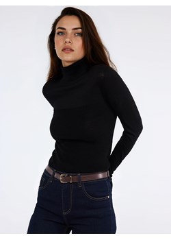 Mohito - Golf z bawełny i lyocellu - czarny ze sklepu Mohito w kategorii Swetry damskie - zdjęcie 189175752