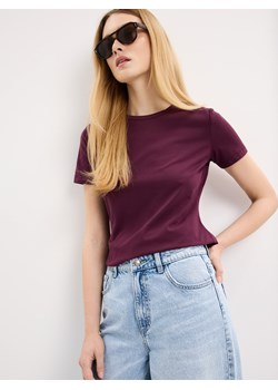 Mohito - T-shirt z krótkim rękawem - ciemny fiolet ze sklepu Mohito w kategorii Bluzki damskie - zdjęcie 189175783