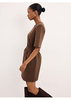 Mohito - Sukienka mini z paskiem - ciemnobrązowy ze sklepu Mohito w kategorii Sukienki - zdjęcie 189175954