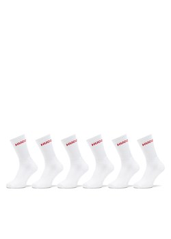 Skarpety długie HUGO 50510187 Biały ze sklepu eobuwie.pl w kategorii Skarpetki męskie - zdjęcie 189176992