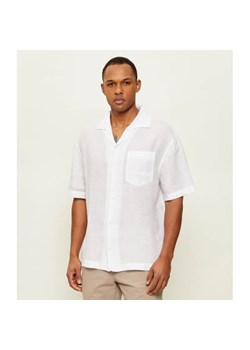 HUGO Lniana koszula Exolino | Relaxed fit ze sklepu Gomez Fashion Store w kategorii Koszule męskie - zdjęcie 189178963