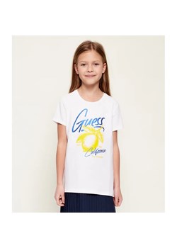 Guess T-shirt | Regular Fit ze sklepu Gomez Fashion Store w kategorii Bluzki dziewczęce - zdjęcie 189178974