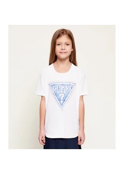 Guess T-shirt | Regular Fit ze sklepu Gomez Fashion Store w kategorii Bluzki dziewczęce - zdjęcie 189178984
