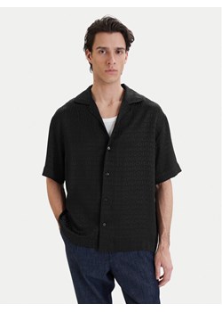 HUGO Koszula Espino 50560614 Czarny Oversize ze sklepu MODIVO w kategorii Koszule męskie - zdjęcie 189179010