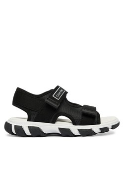 Calvin Klein Sandały Velcro Sandal V1B2-83321-1564 Beżowy ze sklepu MODIVO w kategorii Sandały dziecięce - zdjęcie 189179042