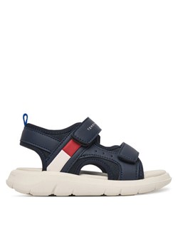 Tommy Hilfiger Sandały Velcro Sandal T1B2-34386-1591 Granatowy ze sklepu MODIVO w kategorii Sandały dziecięce - zdjęcie 189179210