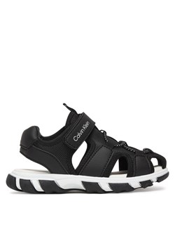 Calvin Klein Sandały Velcro Sandal V1B2-83320-1591 Czarny ze sklepu MODIVO w kategorii Sandały dziecięce - zdjęcie 189179213